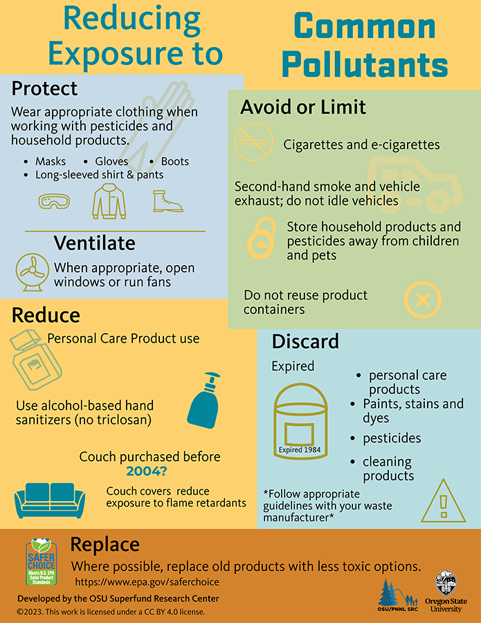 Reducing Exposures to Common Pollutants (Infographic)